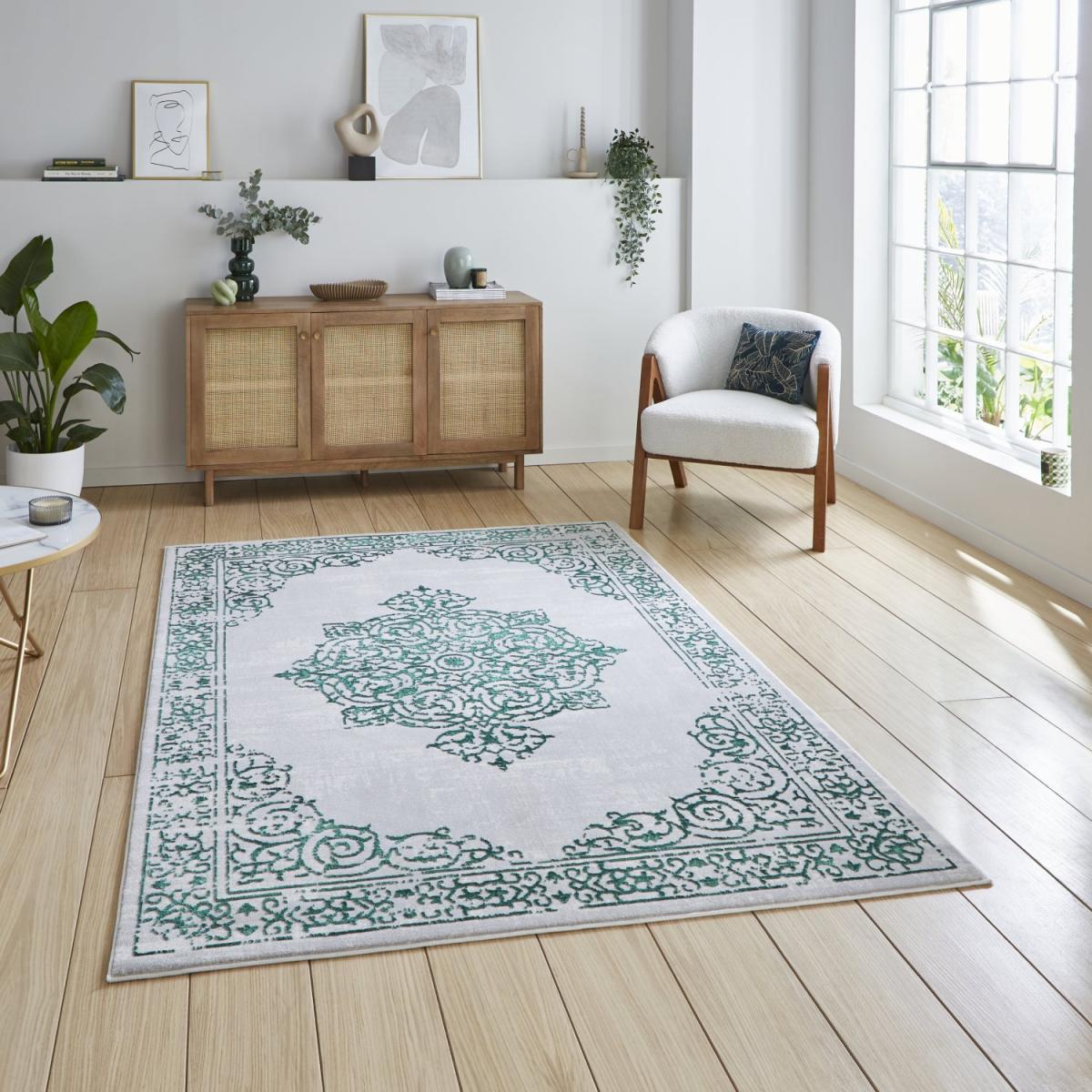 Artemis Vintage Rug Green – image 1