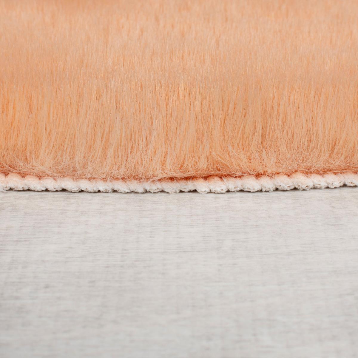 Kitty the Cat Supersoft Washable Faux Fur Rug Pink – image 4