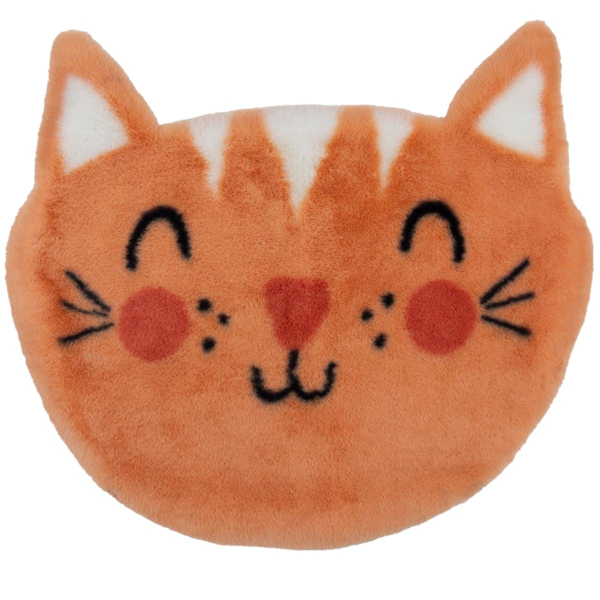 Kitty the Cat Supersoft Washable Faux Fur Rug Pink – image 5