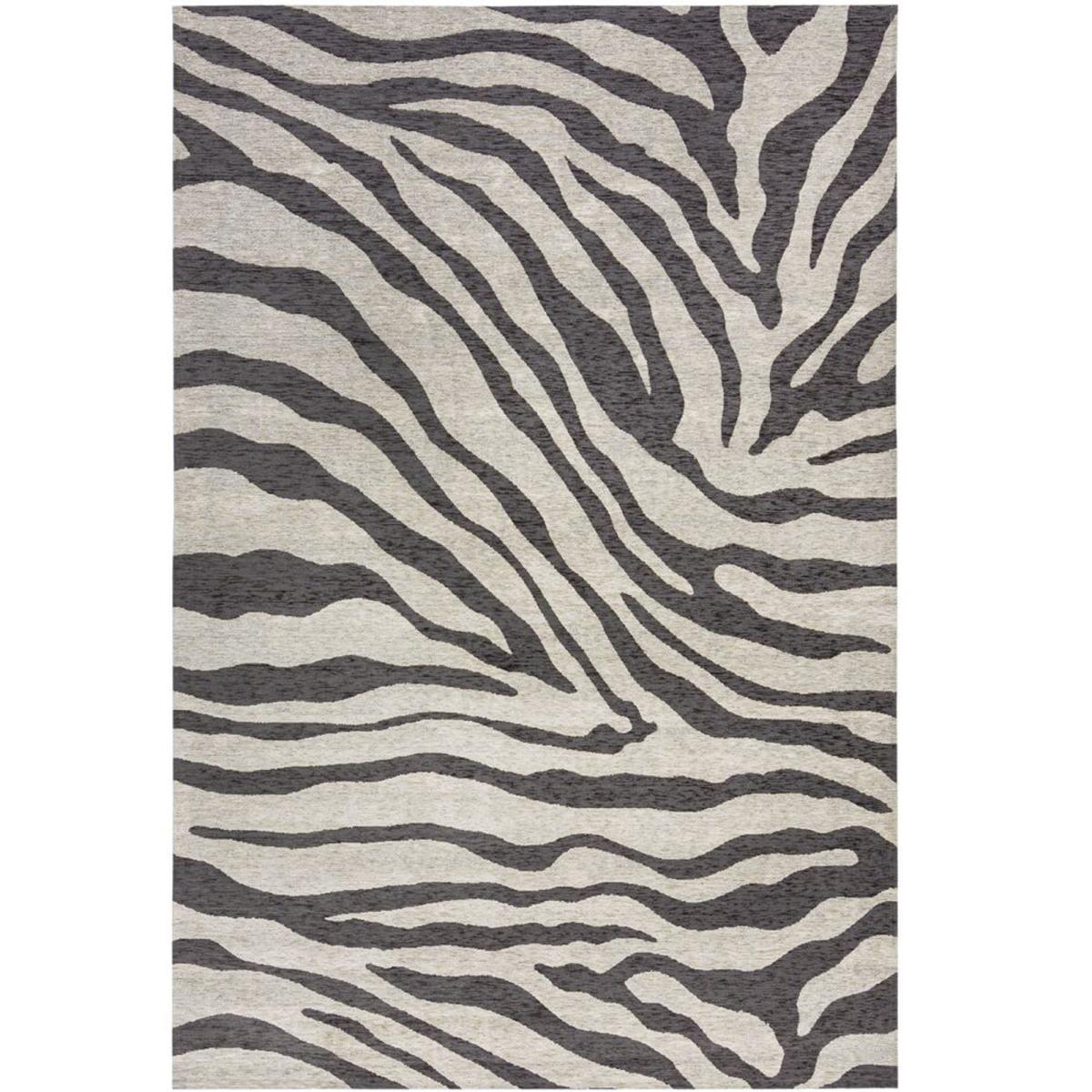 Wilder Zebra Rug Black, White and Yellow – image 2