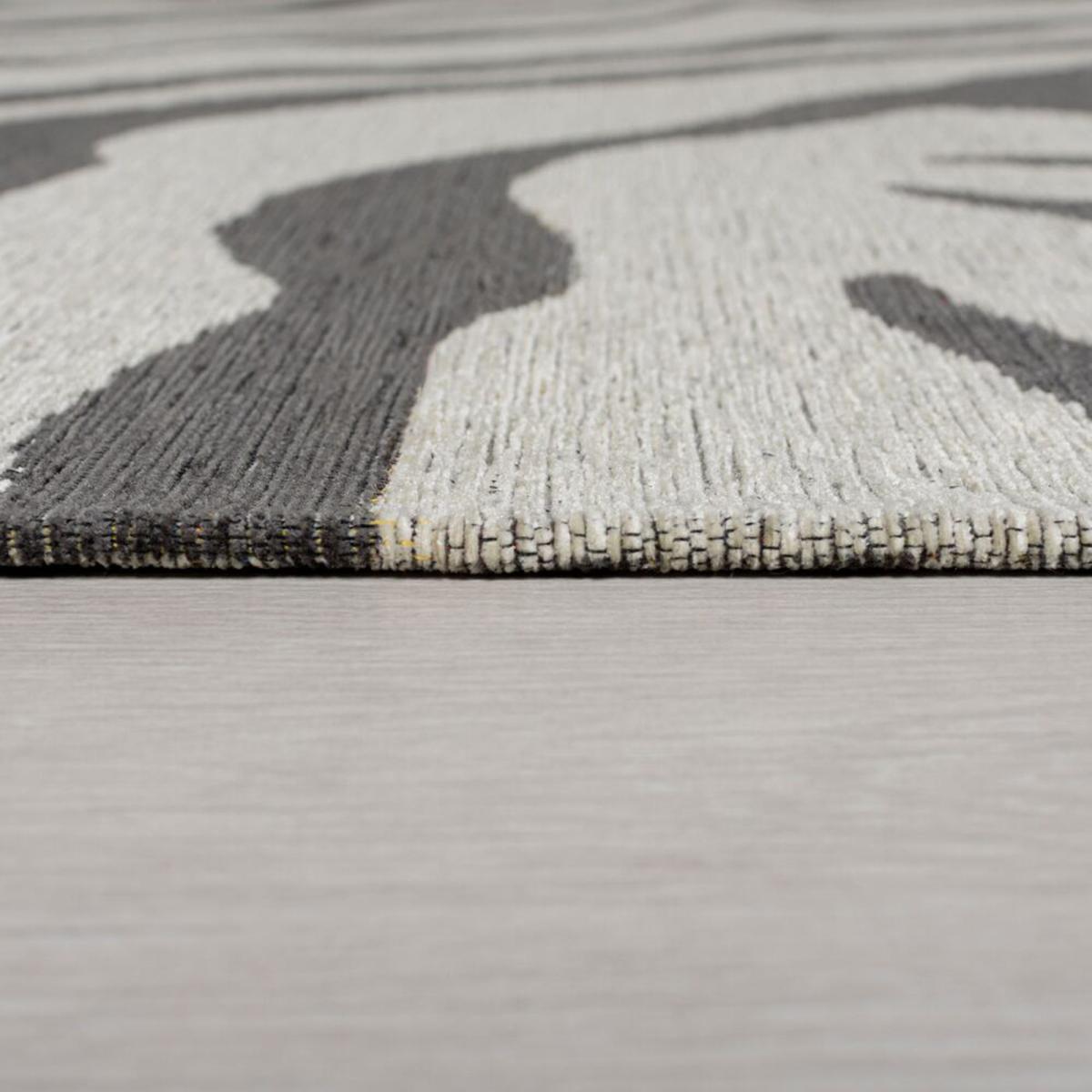 Wilder Zebra Rug Black, White and Yellow – image 5