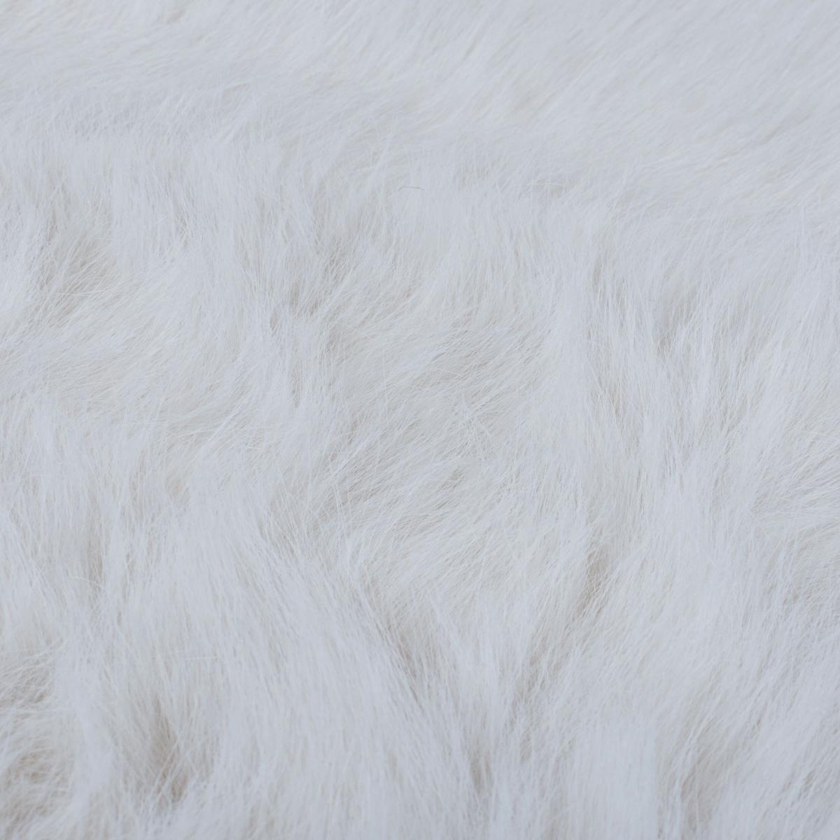Whistler Faux Fur Single Pelt Rug Ivory – image 2