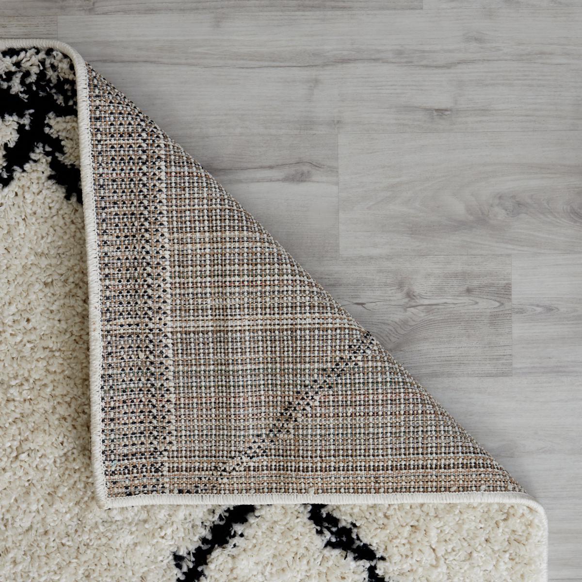 Berber Monochrome Rug Black and white – image 3