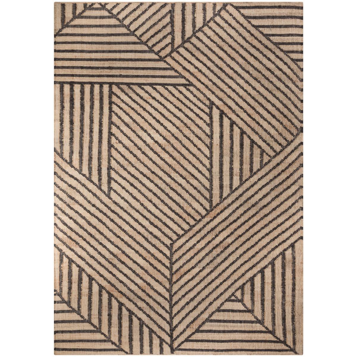 Reed Jute Rug Brown and Black – image 2