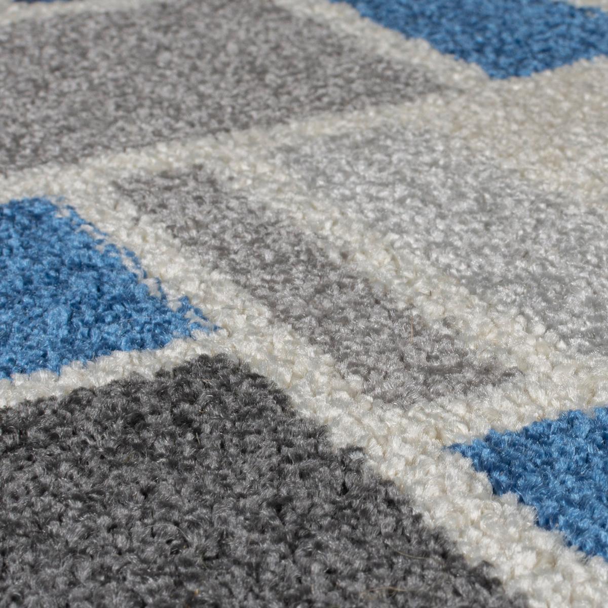 Brooklyn Shapes Rug Blue – image 3