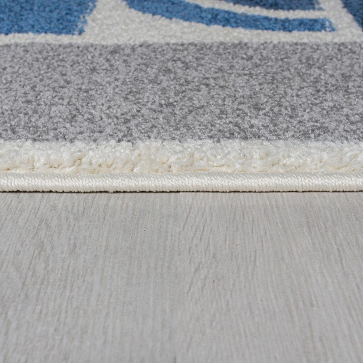 Brooklyn Shapes Rug Blue – image 4