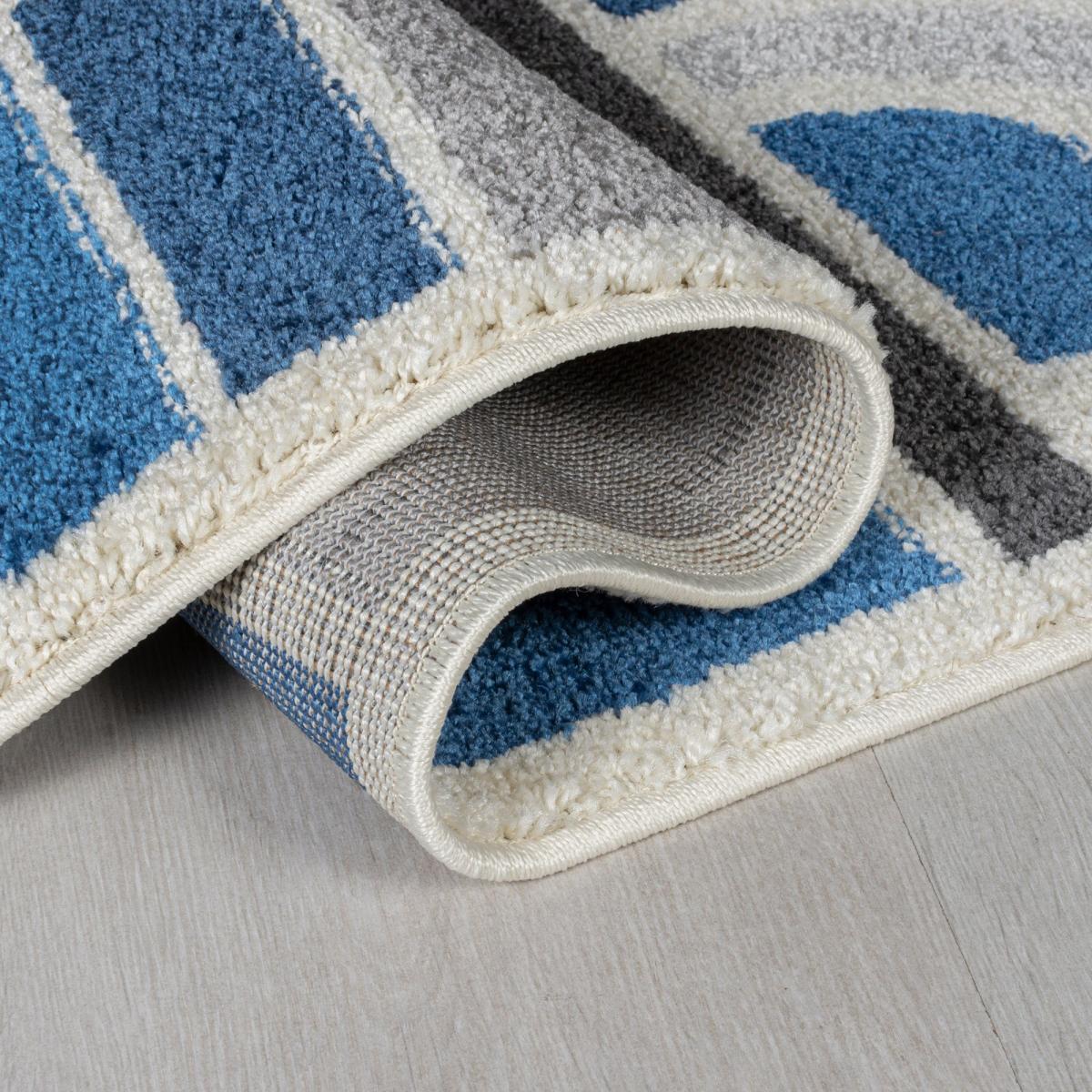 Brooklyn Shapes Rug Blue – image 5