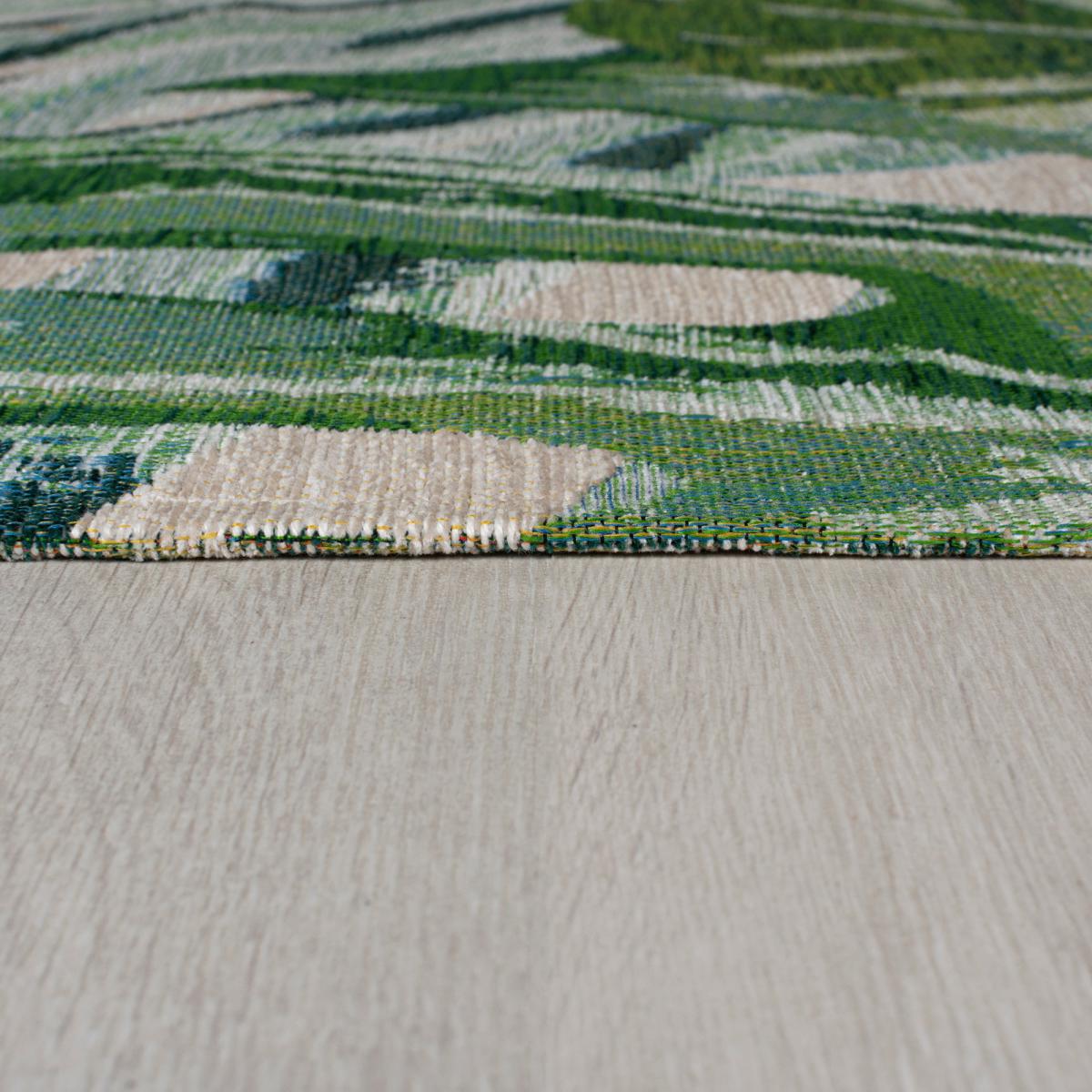 Jungle Palm Chenille Rug Jungle Palm Cream – image 4