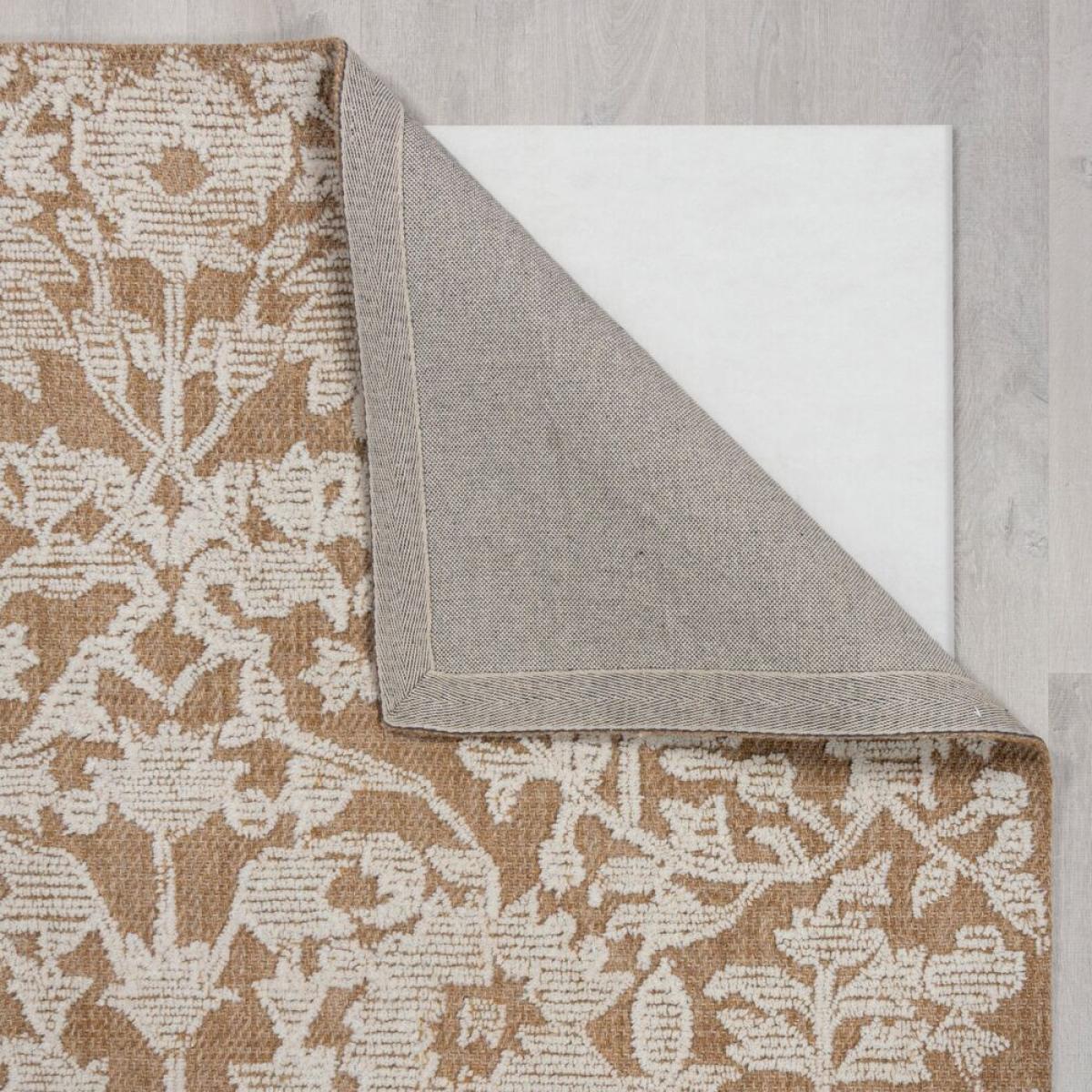 Churchgate Bradmore Floral Wool Rug Natural – image 3