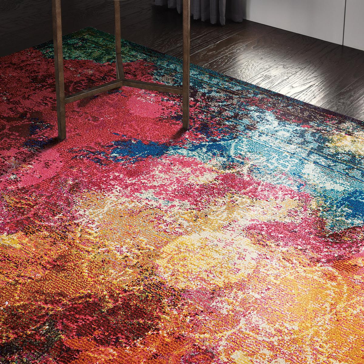 Multi Coloured Celestial Seaglass Rug Multi-Coloured – image 3