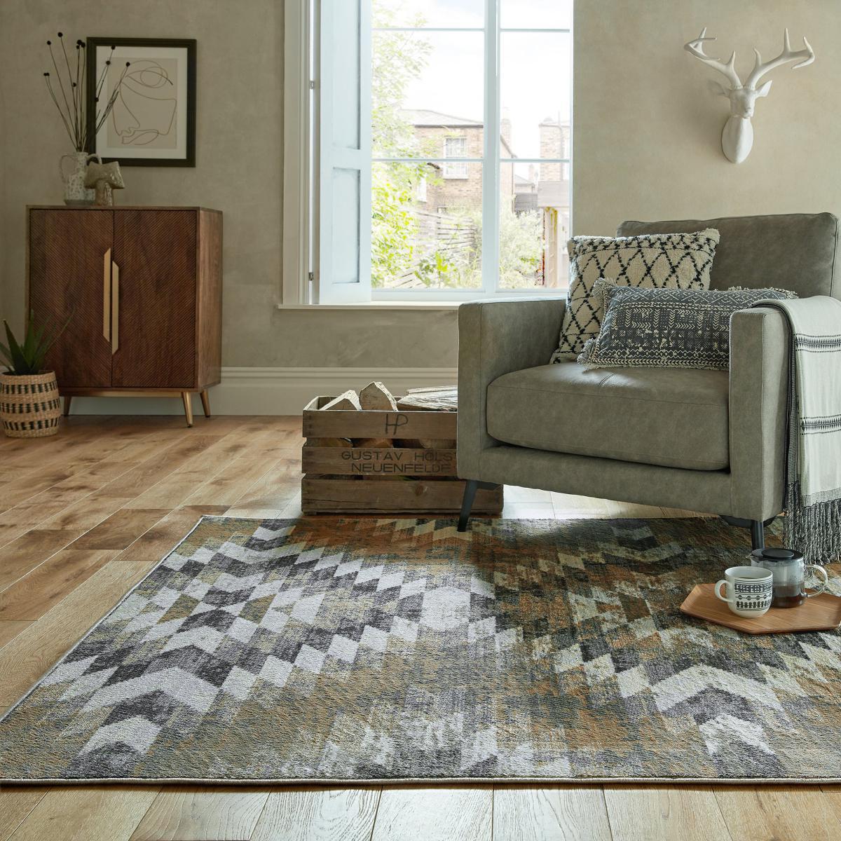Nina Rug Brown/Black – image 1