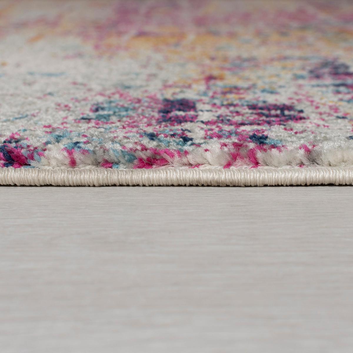 Urban Abstract Rug Blue, Yellow and Grey – image 7
