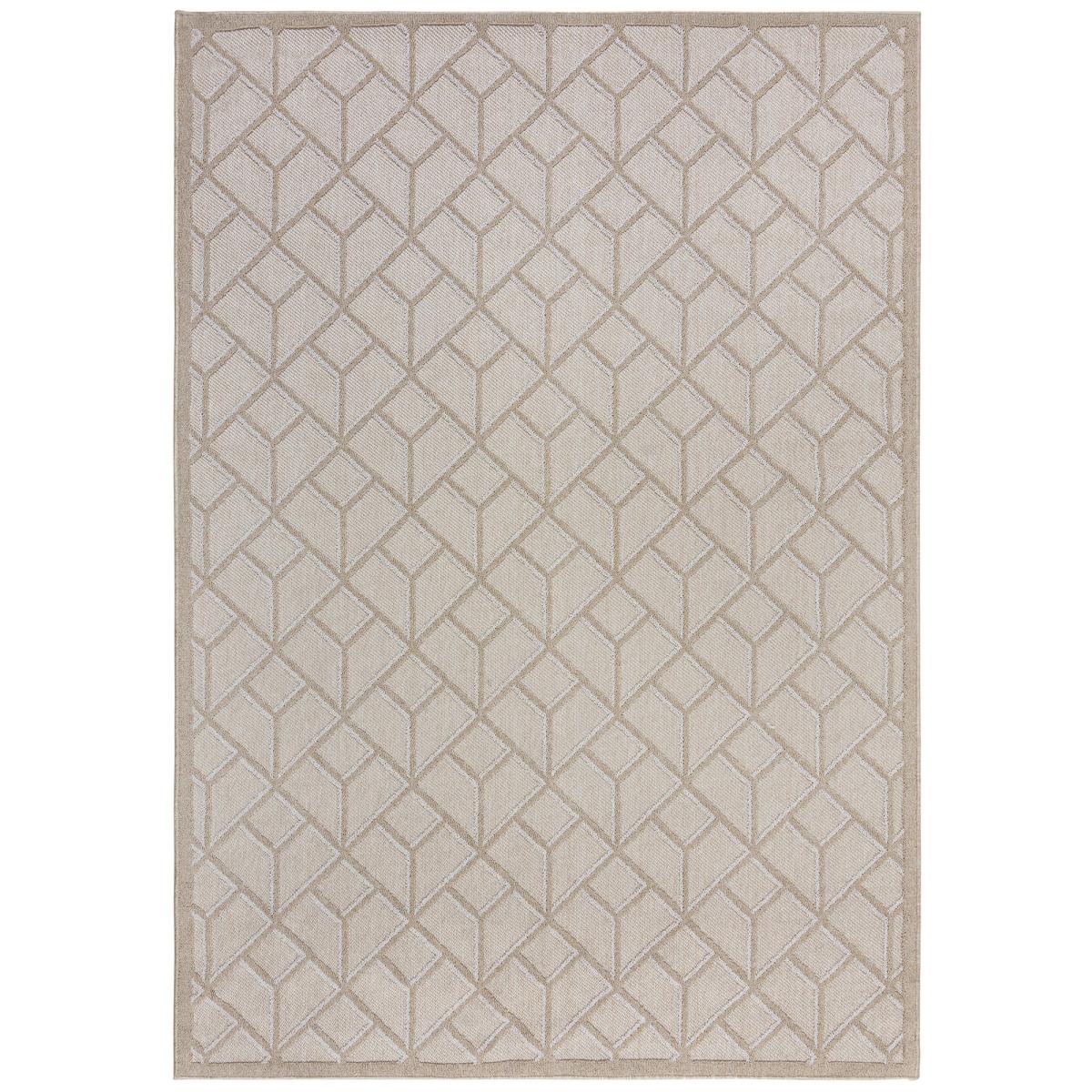 Una Diamond Indoor Outdoor Rug Cream – image 2