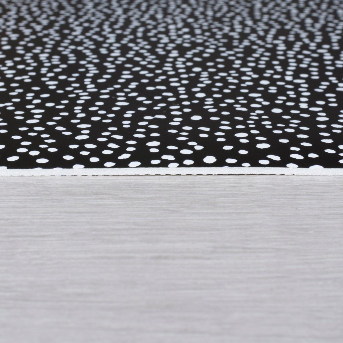 Dotty Vinyl Mat Black and white – image 3