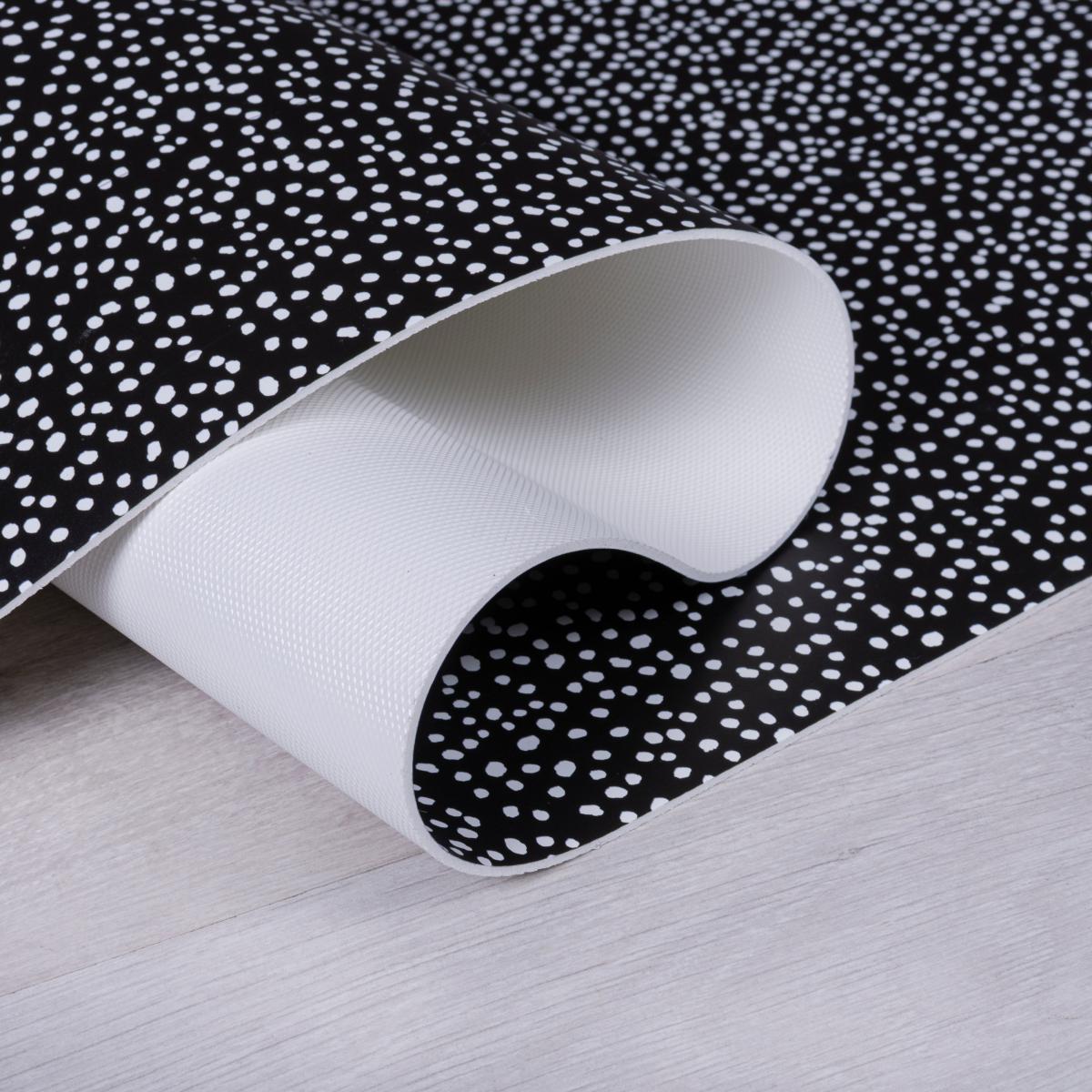 Dotty Vinyl Mat Black and white – image 5