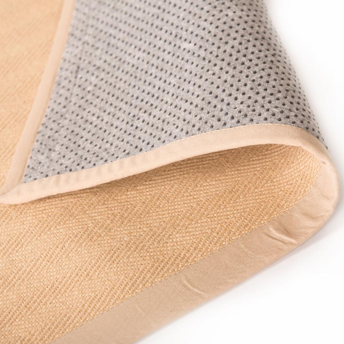 Natural Fibre Herringbone Rug Natural Brown – image 2