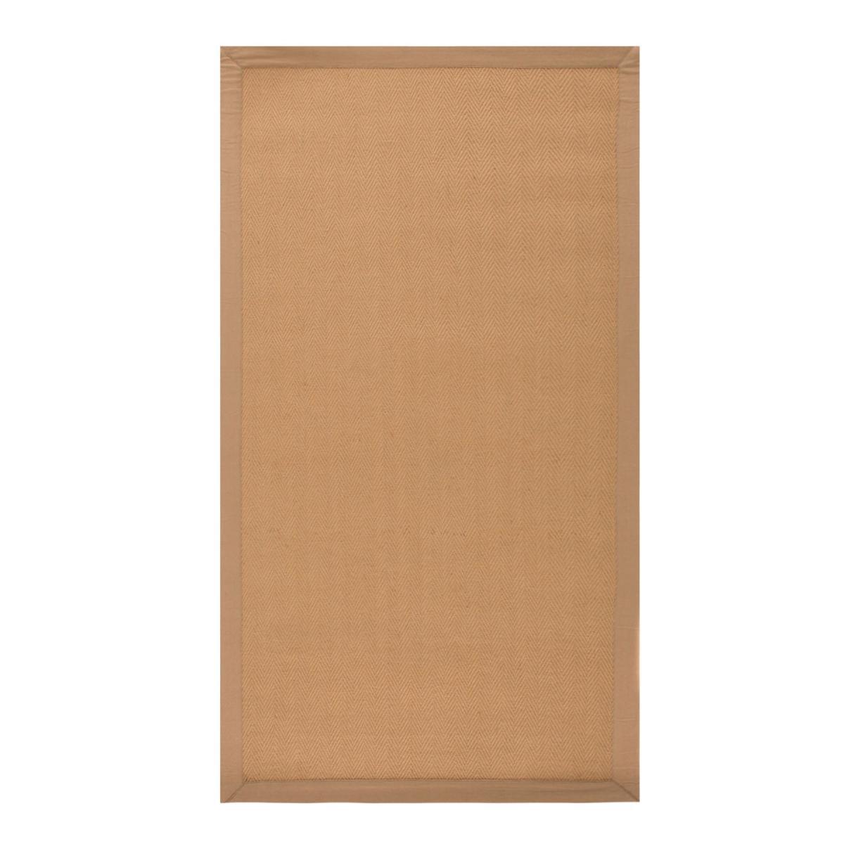 Natural Fibre Herringbone Rug Natural Brown – image 4