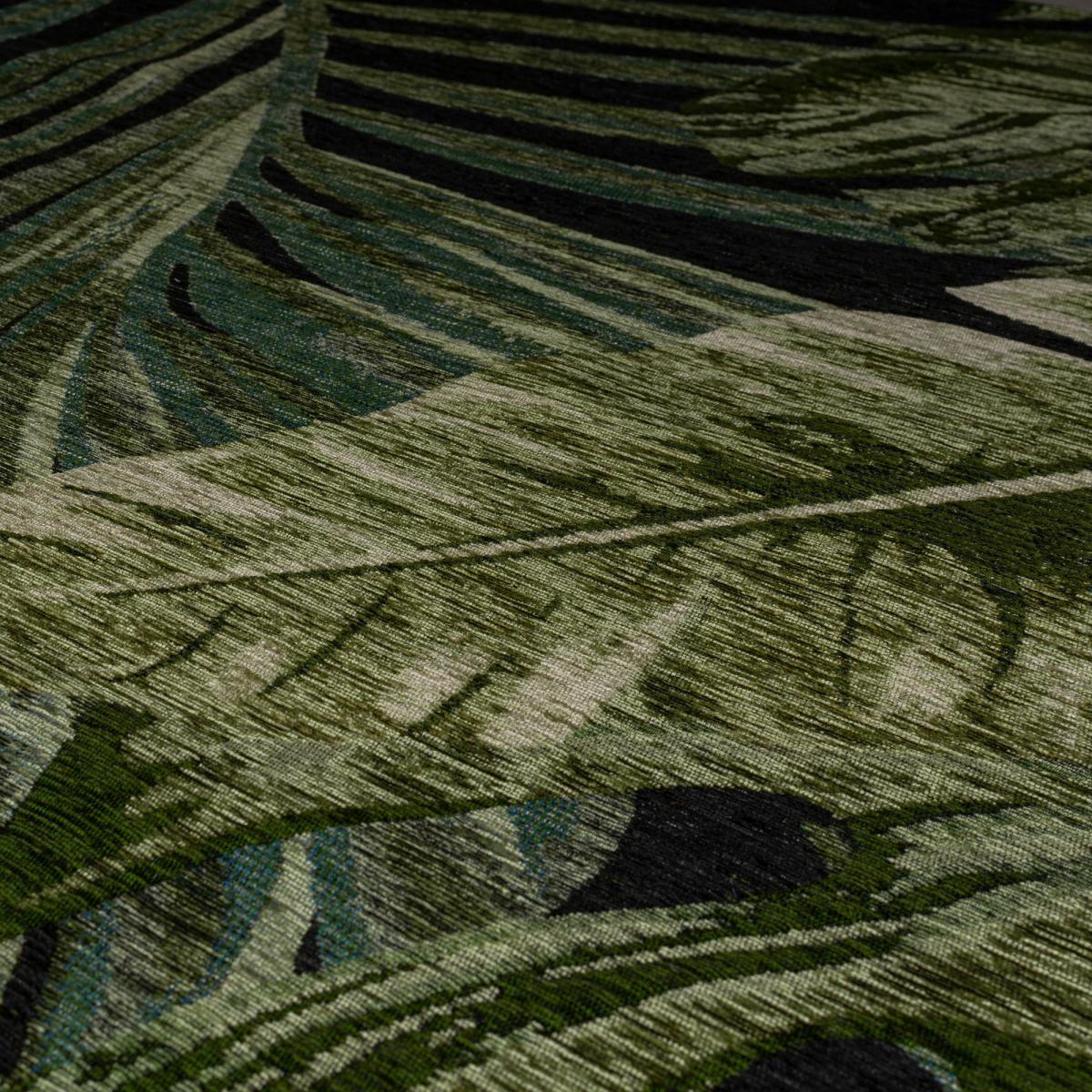 Jungle Palm Chenille Rug Green – image 3
