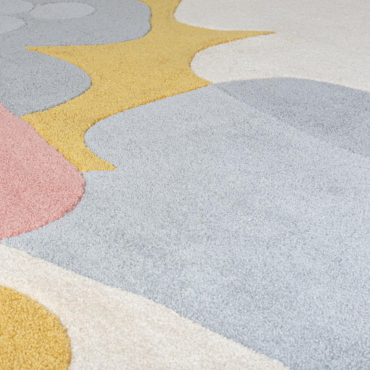 Retro Floral Rug Retro Floral Ochre – image 3