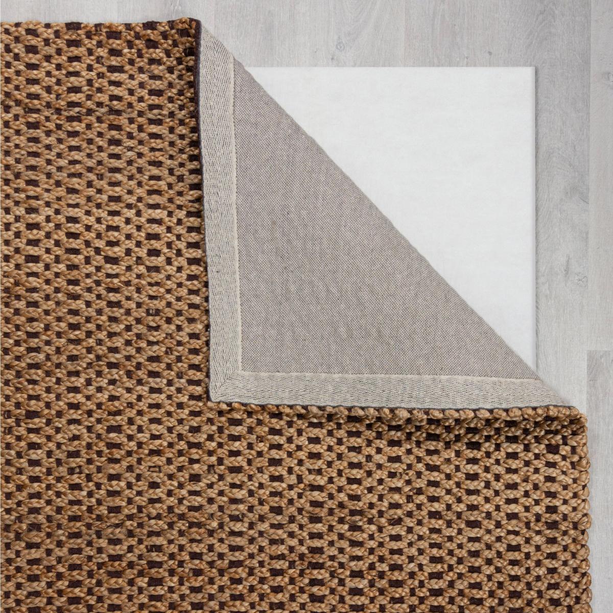 Chunky Jute Woven Rug Chunky Jute Bitter Chocolate – image 3