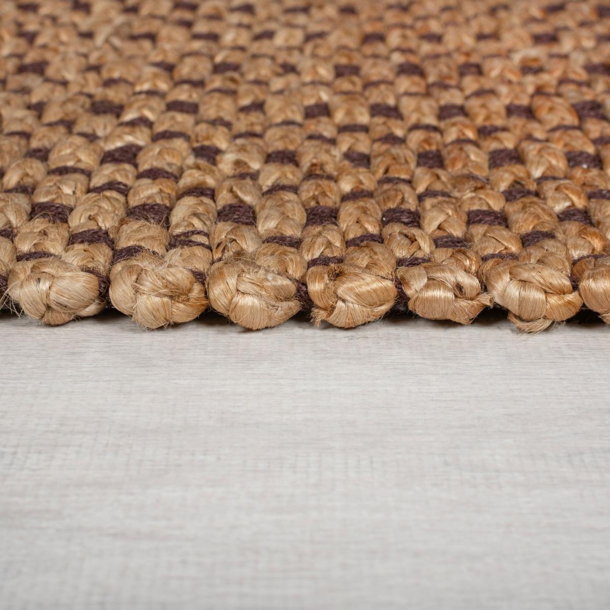 Chunky Jute Woven Rug Chunky Jute Bitter Chocolate – image 4