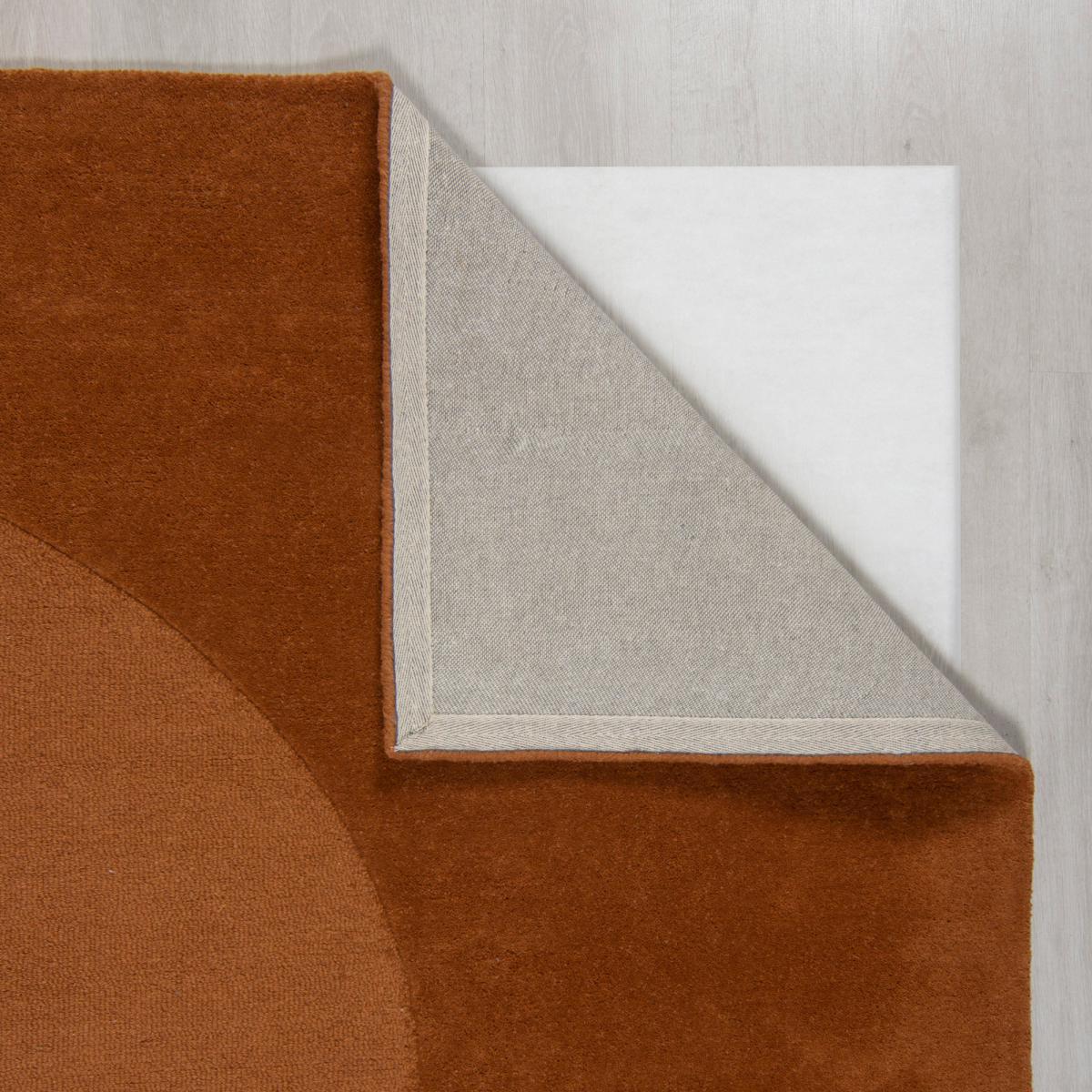 Elements Shaped Wool Rug Orange – image 5