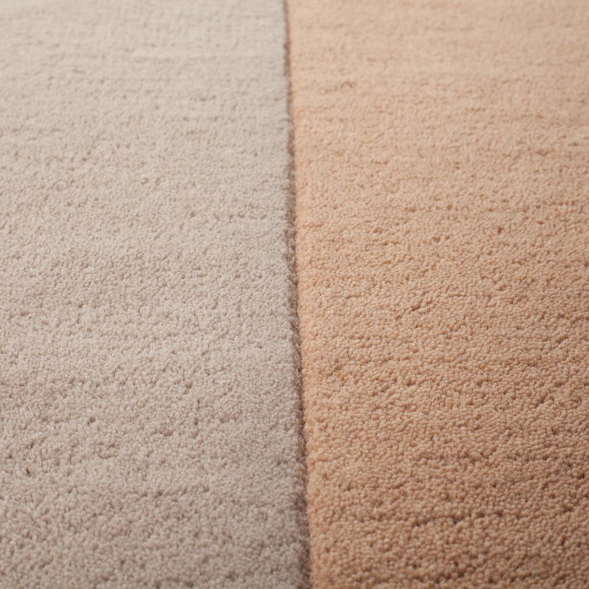 Kin Geometric Wool Rug Pink and Brown – image 3