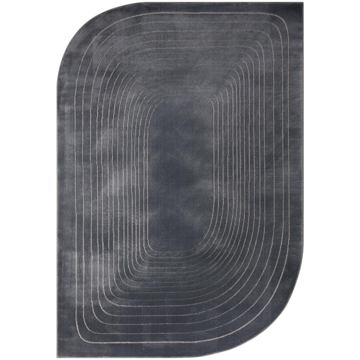 Tobias Shaped Rug Grey – image 2