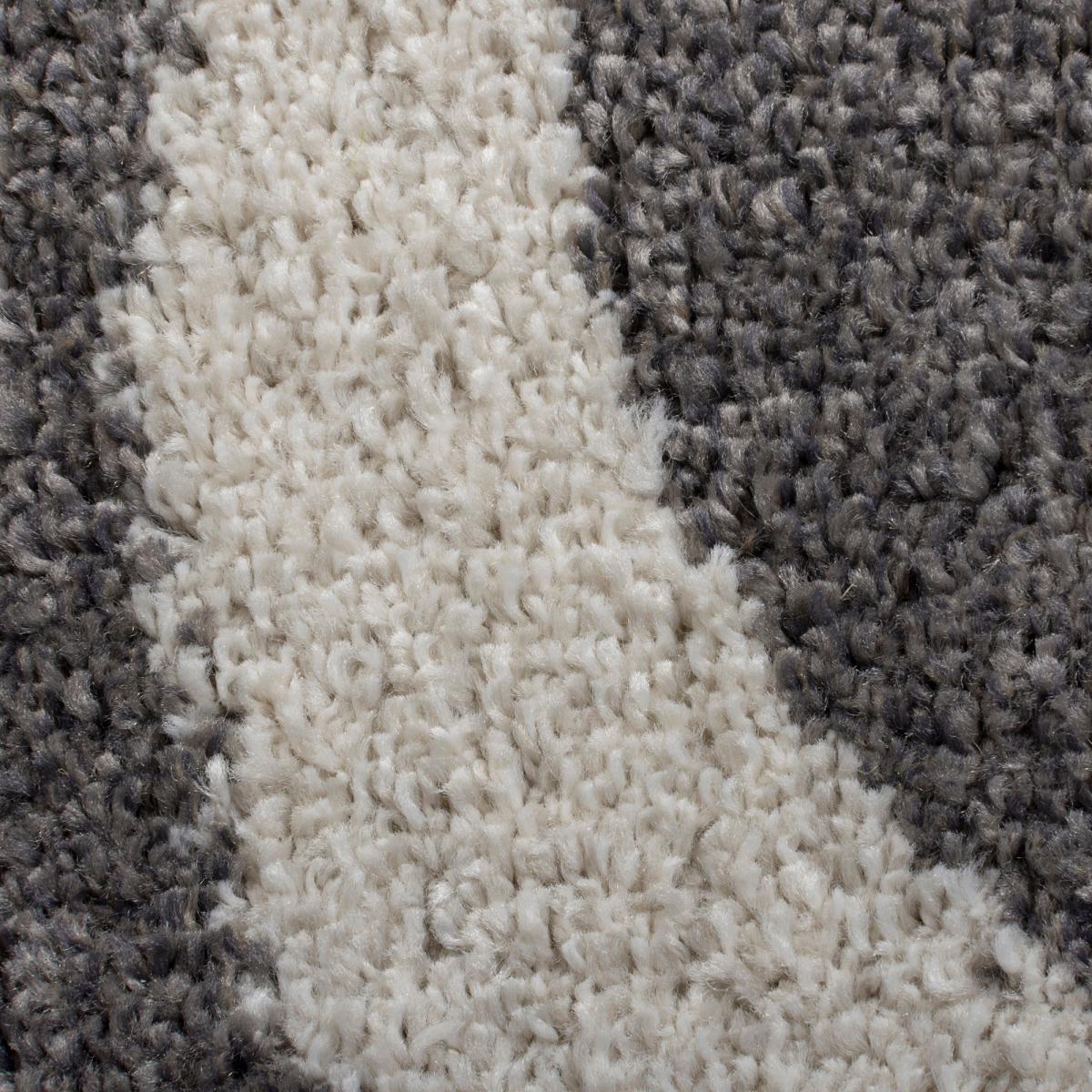 Zebra Berber Rug Black and white – image 3