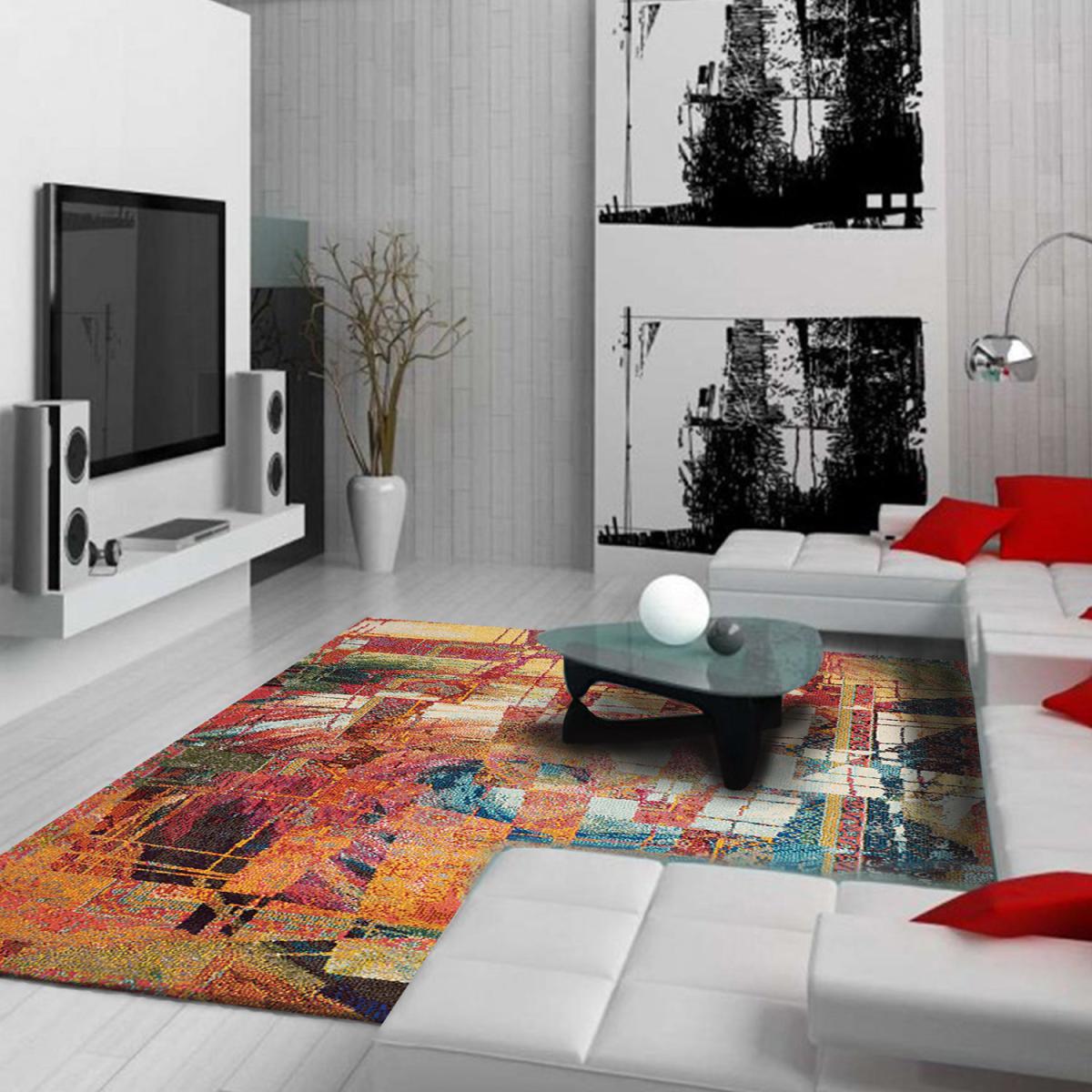 Celestial Stained Glass MultiColoured Rug NA – image 3
