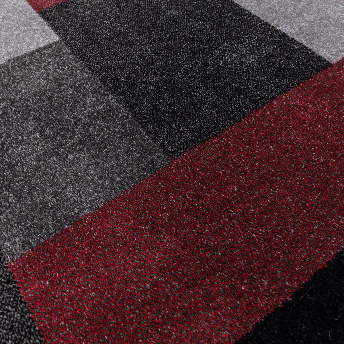 Red Chunky Blocks Rug Red – image 2