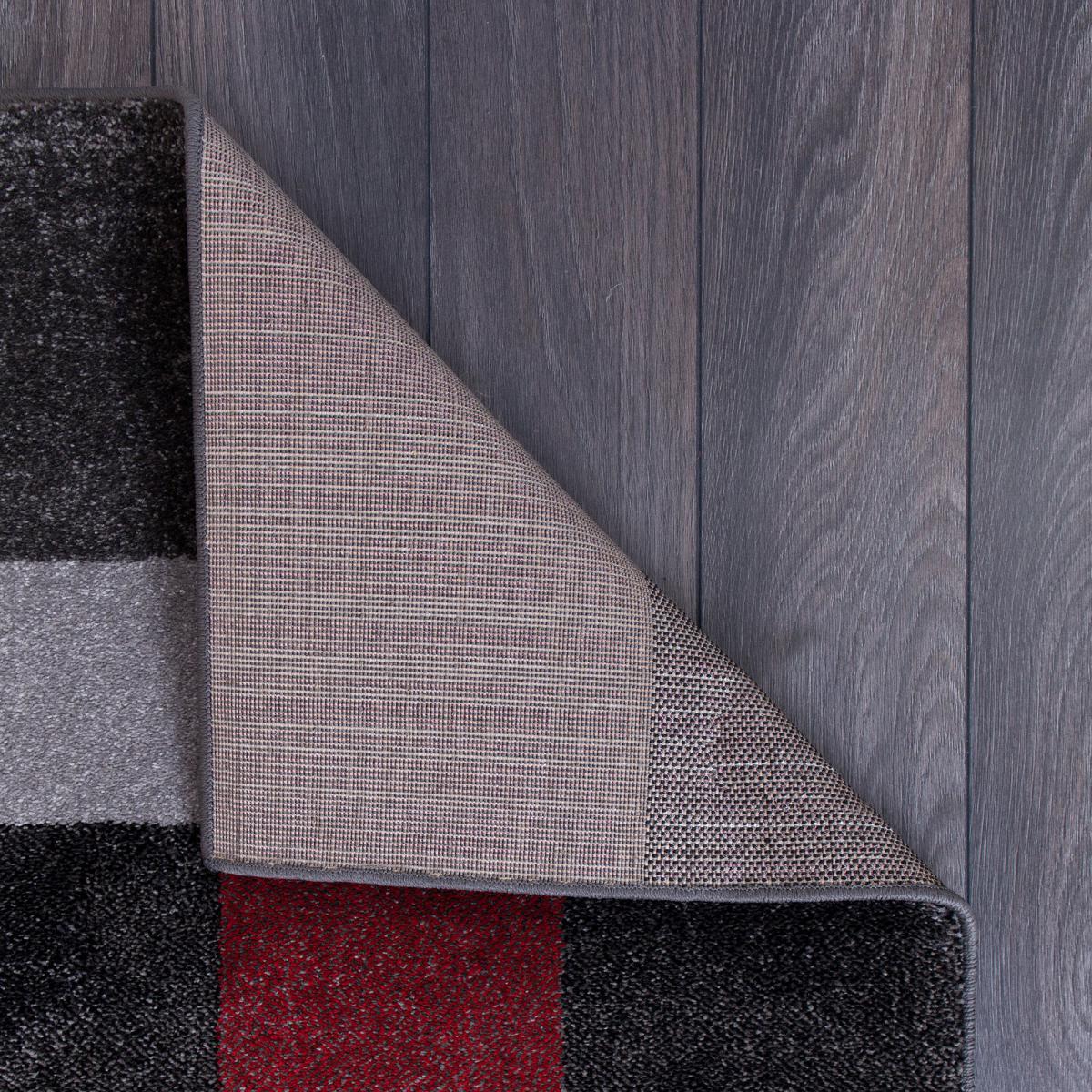 Red Chunky Blocks Rug Red – image 3