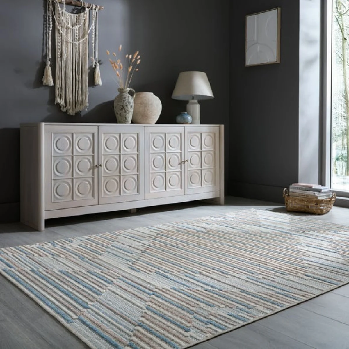 Clementine Washable Abstract Rug – image 1