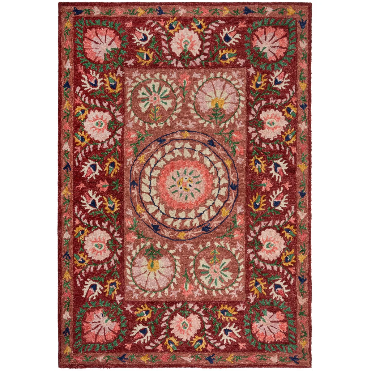Hani Floral Wool Rug – image 5