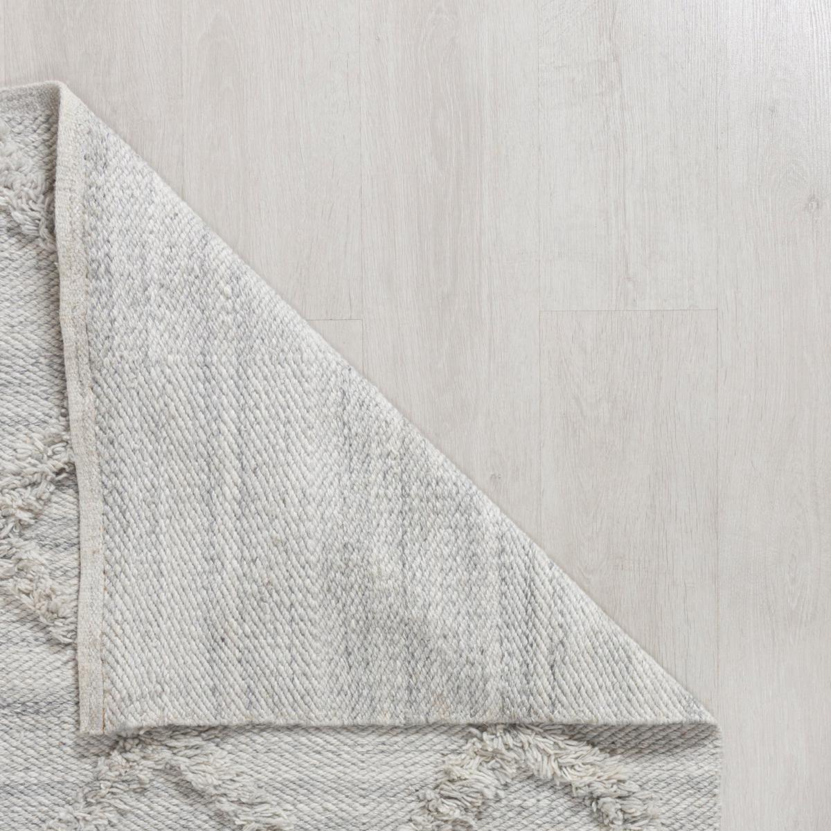 Thea Fringe Rug Silver – image 4
