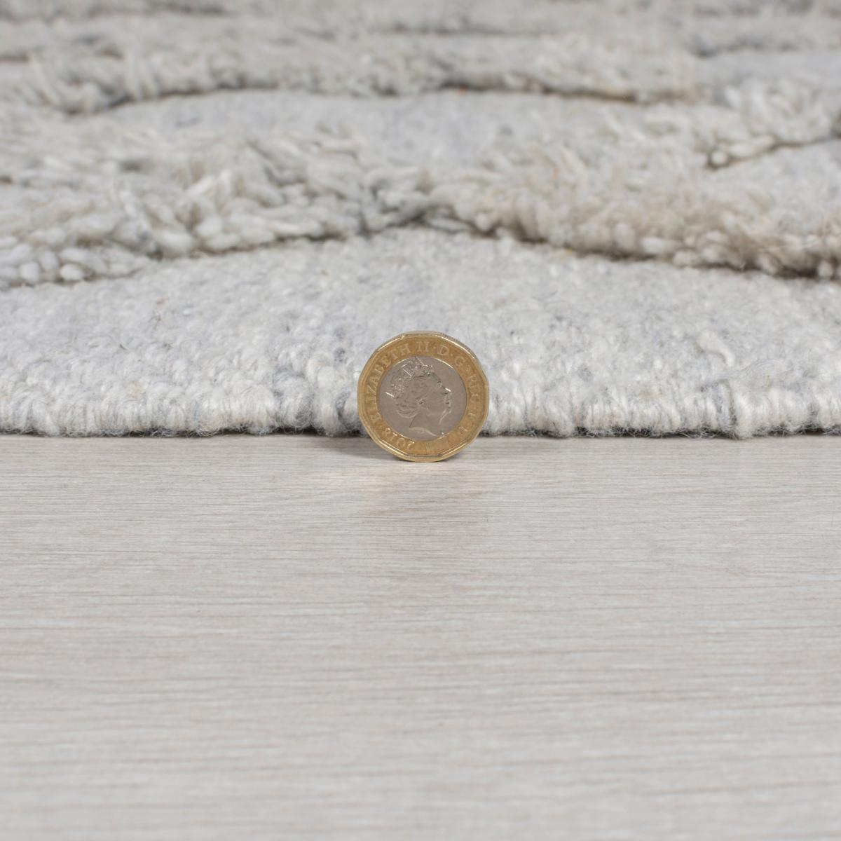Thea Fringe Rug Silver – image 5