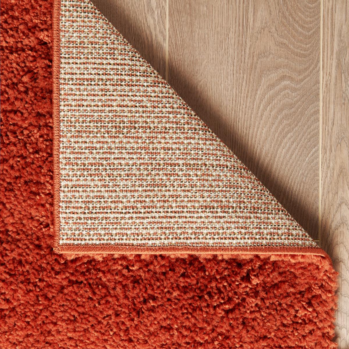 Lila Shaggy Rug Burnt Orange – image 2