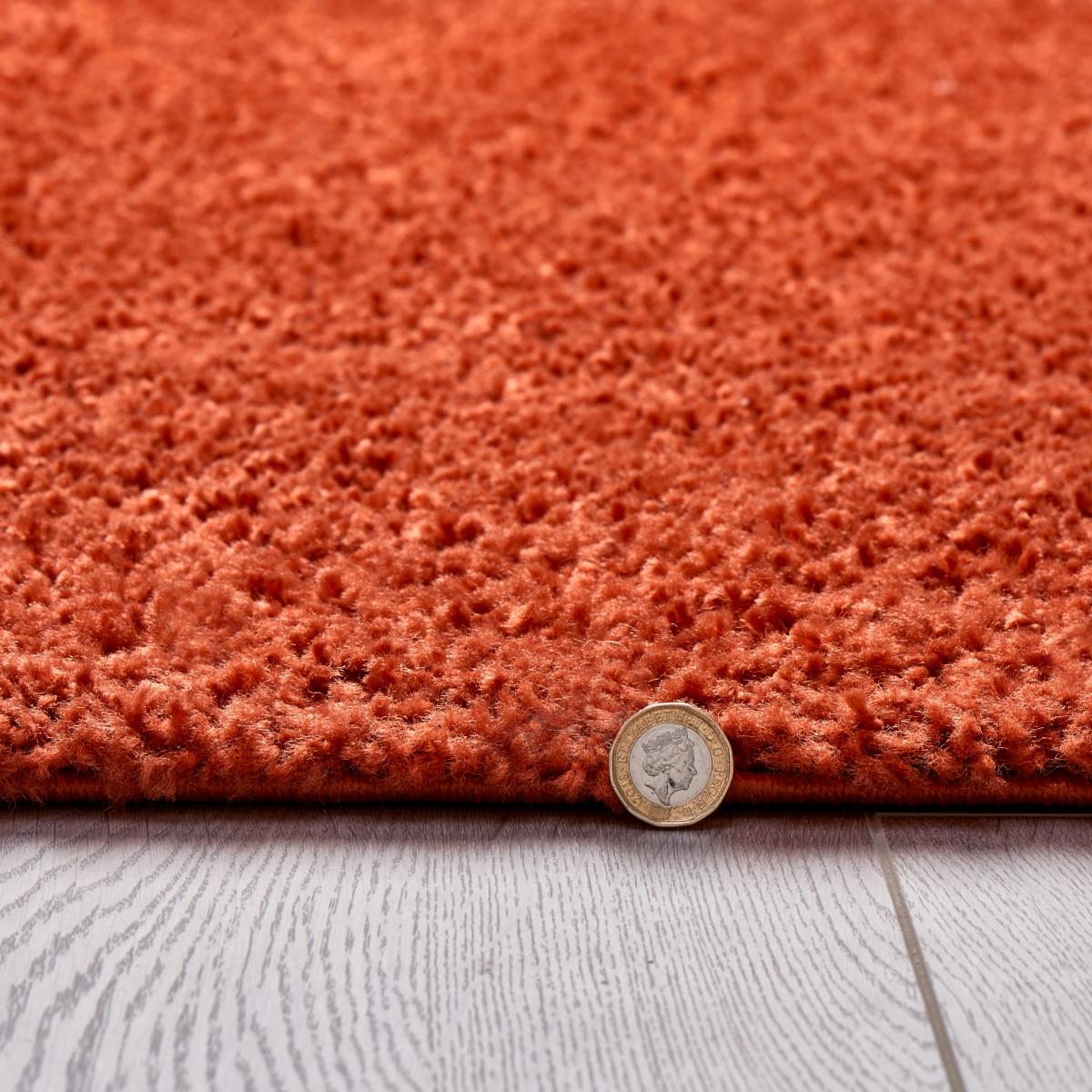 Lila Shaggy Rug Burnt Orange – image 3