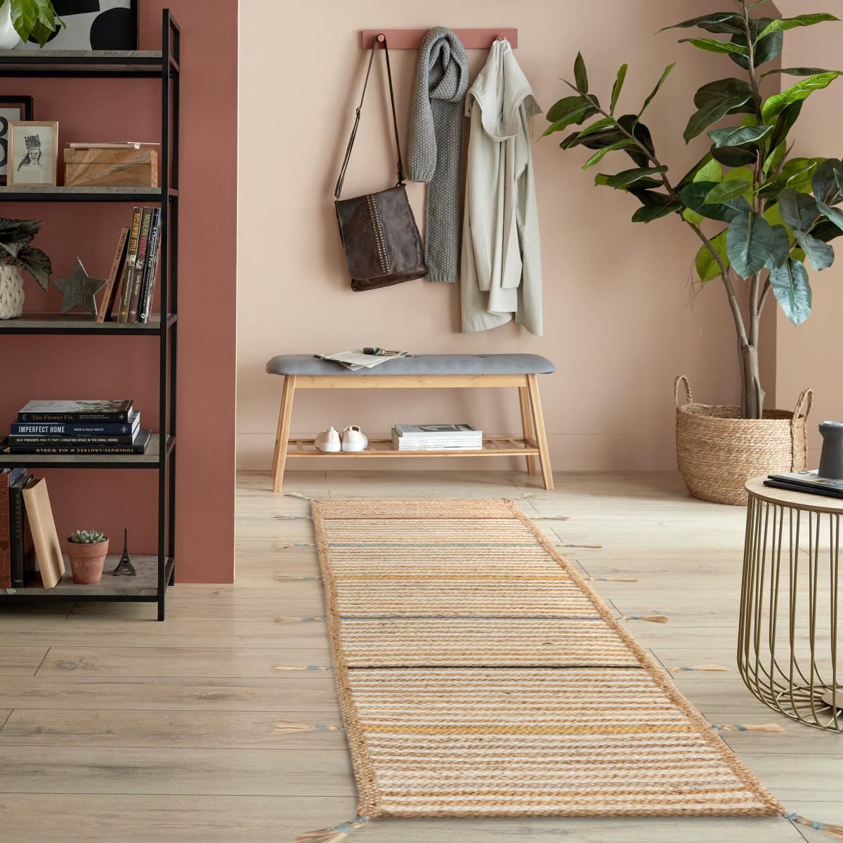 Braided Flatweave Runner Brown – image 1
