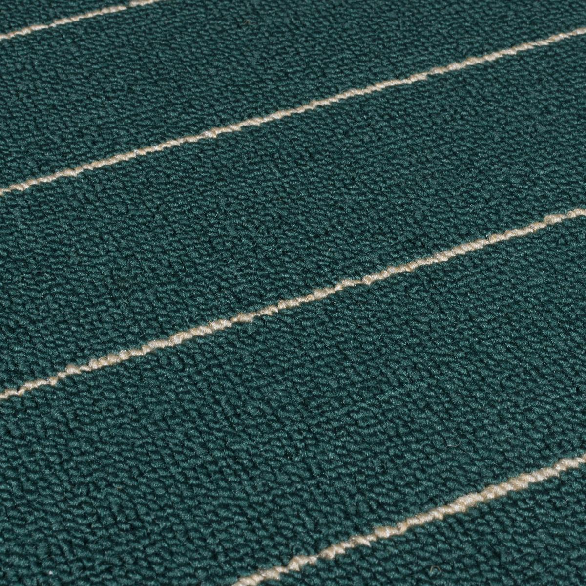 Practimat Theo Stripe Washable Rug Emerald – image 3
