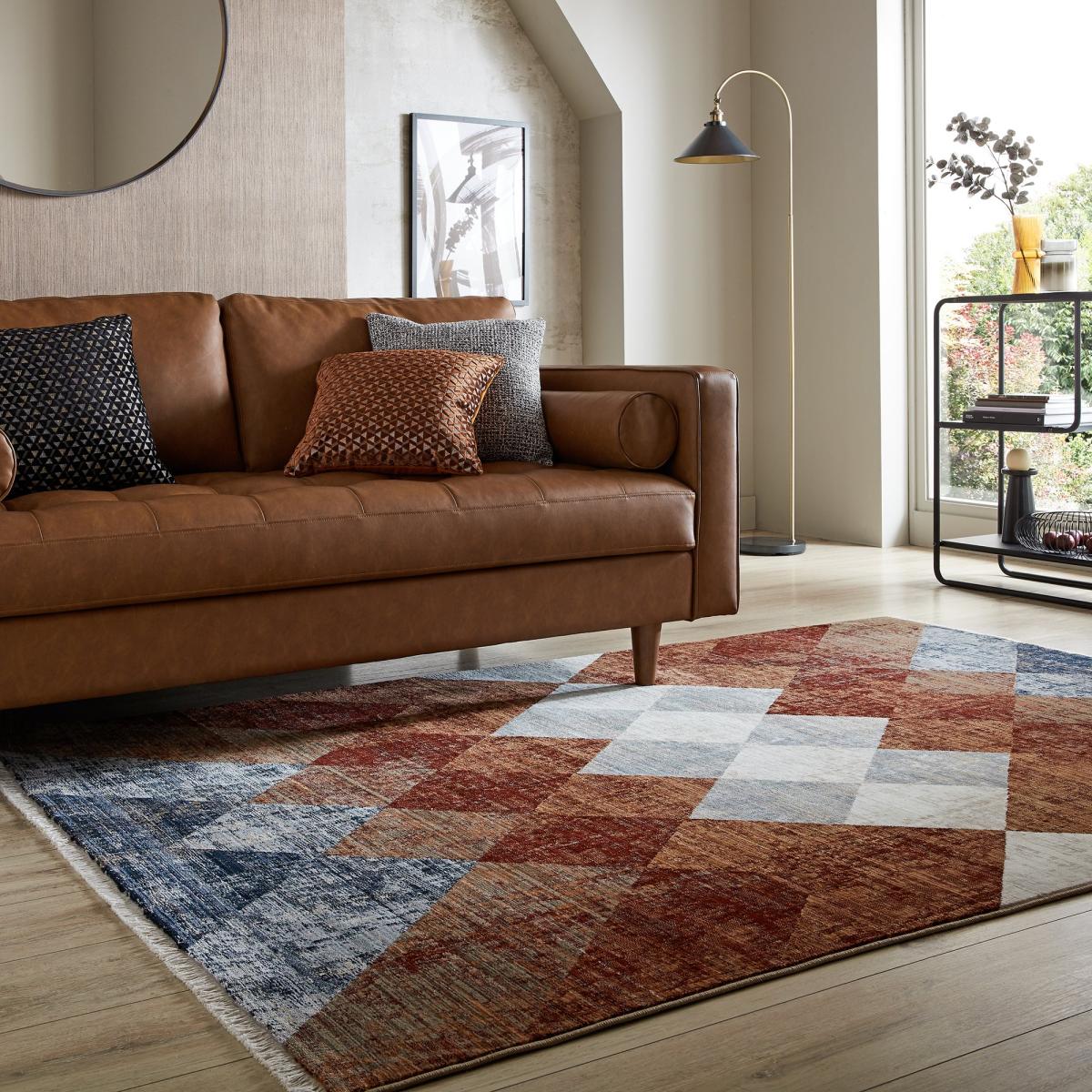 Cooper Geo Rug Red – image 1