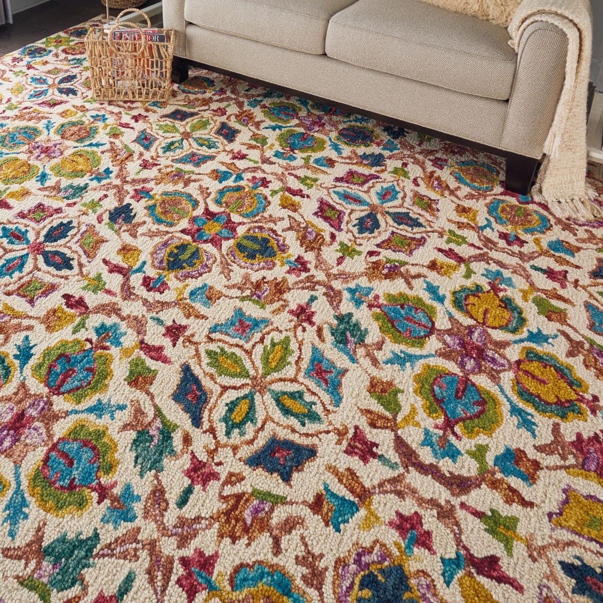 Vibrant 3 Rug Multi-Coloured/Natural – image 4