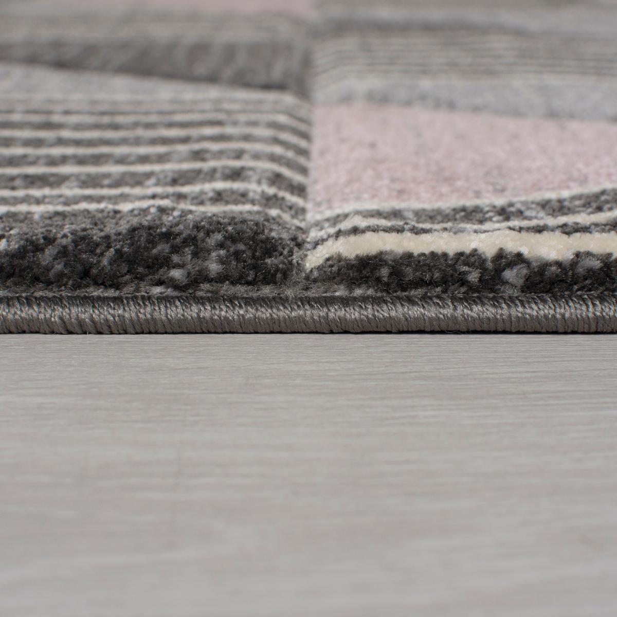 Velocity Geometric Rug Yellow, Grey and White – image 9