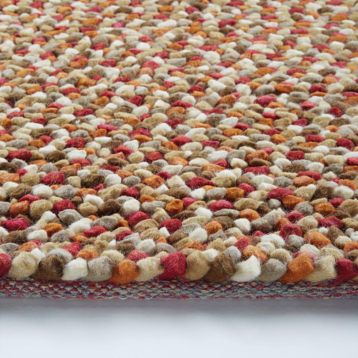 Candy Bean Wool Rug Autumn (Brown) – image 3