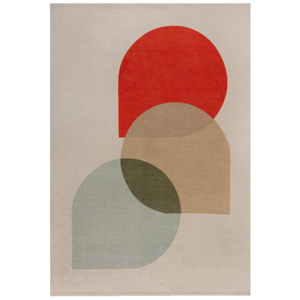Elements Olle Cotton Flatweave Rug MultiColoured – image 2