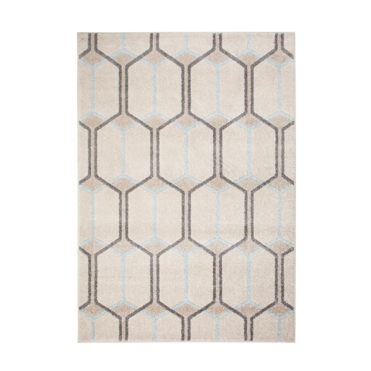 Urban Trellis Rug Grey, Blue and Pink – image 5