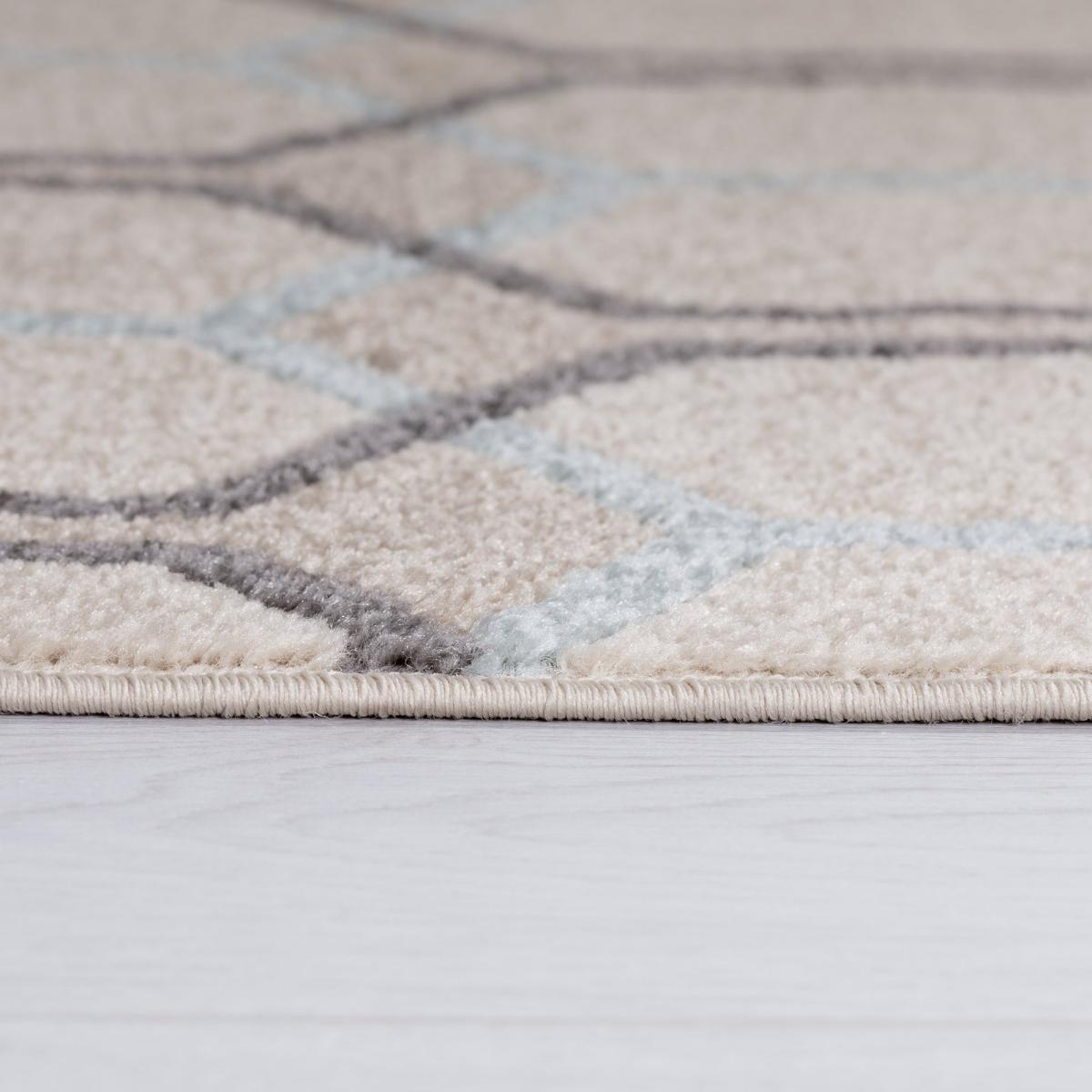 Urban Trellis Rug Grey, Blue and Pink – image 6
