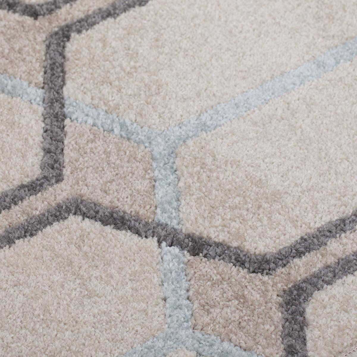 Urban Trellis Rug Grey, Blue and Pink – image 8