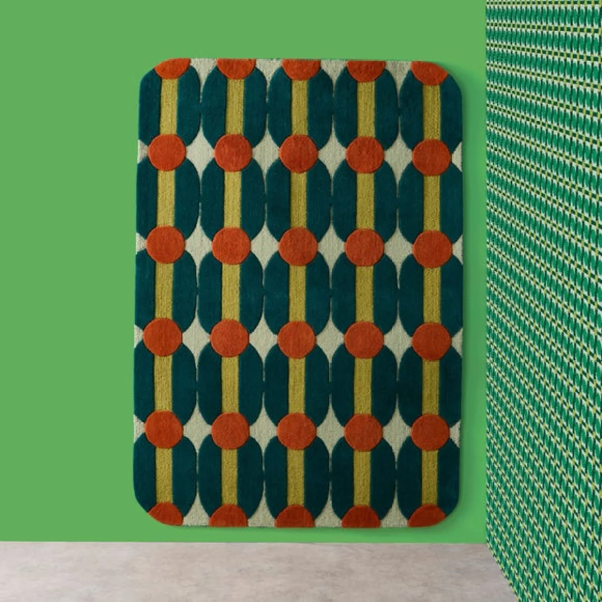 Yinka Ilori Rhythm Wool Rug – image 5