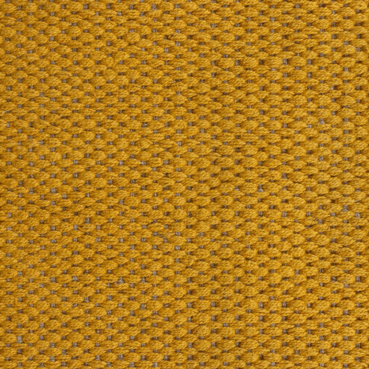 Reversible Cotton Rug Yellow/Grey – image 5